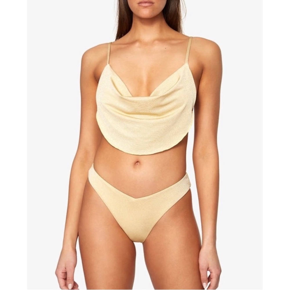 WeWoreWhat Gold Bikini